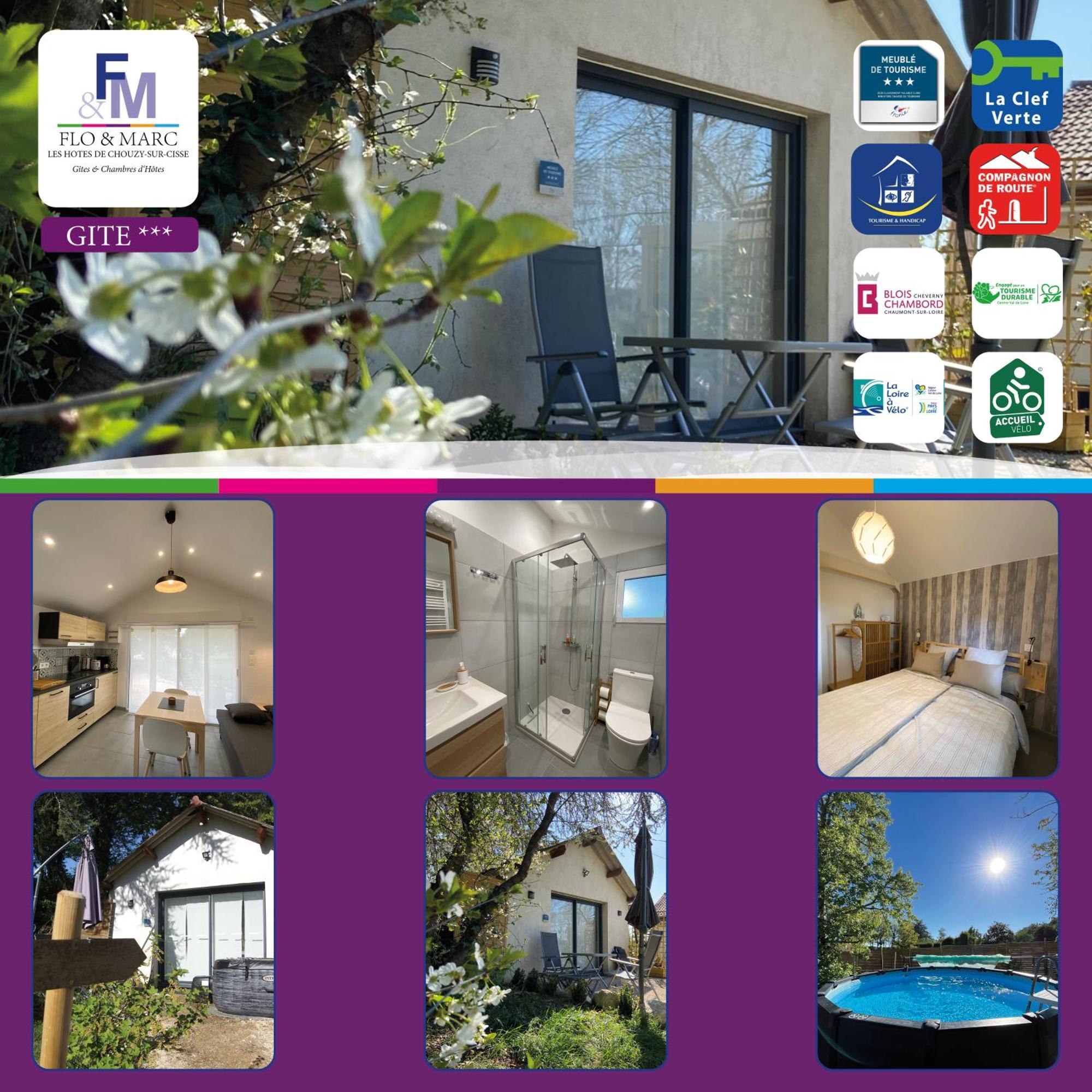 Cottage-Gite & Jacuzzi - Chez Flo & Marc Chouzy-sur-Cisse Exteriér fotografie